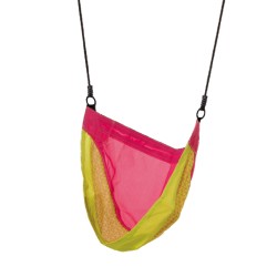 Hamac COCOON fuchsia et vert pomme