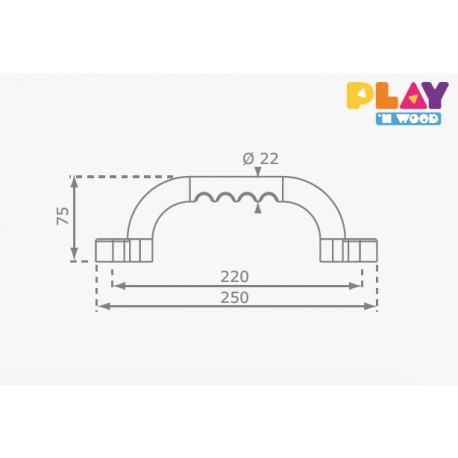 Paire de poignées verte pomme