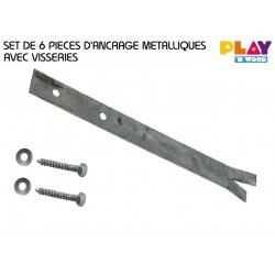 Set : 6 pcs d’ancrage métalliques SPLIT