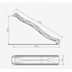 Toboggan Tsuri 150 cm rose